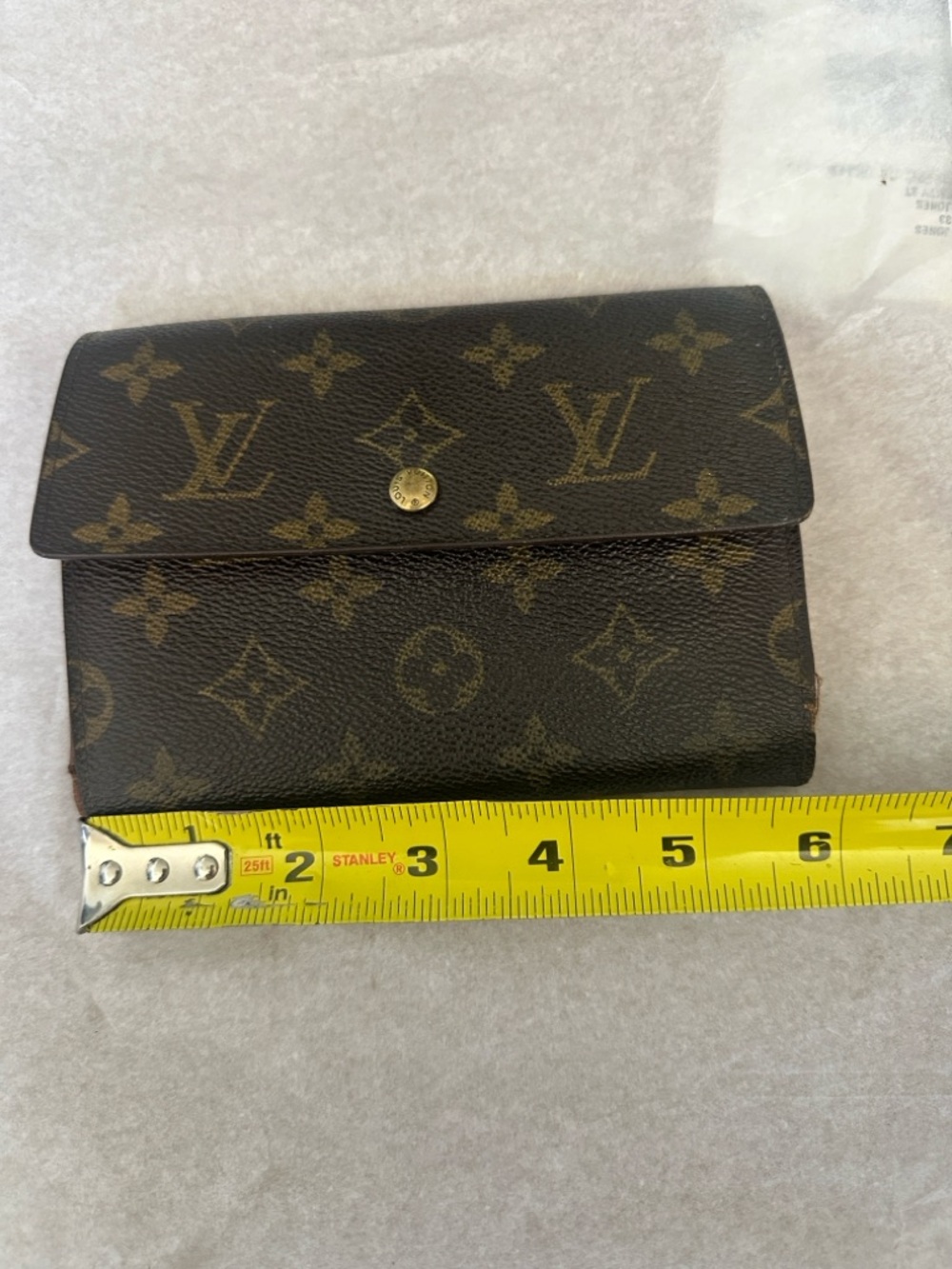 Louis Vuitton Brown and Gold Monogram Wallet - Picture 12 of 14